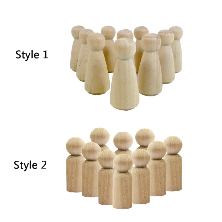 10Pcs%20Peg%20Dolls%20Handmade%20Unfinished%20Wood%20Weddings%20Cake%20Doll%20Unpainted%20DIY%20Crafts%20Home%20Room%20Shelf%20Decor%20Kids%20Toys%20Birthday%20Gifts%20-%20Image%204