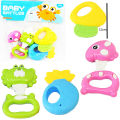 Baby Rattles Teether Rattles Toys - Rattle Teething Toys for Babies- Grab Shaker and Spin Rattle - Multicolor. 