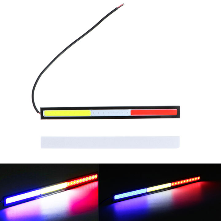 1Pc 17cm Waterproof Bright COB Car LED Lights 12V DRL Fog Light Driving Lamp