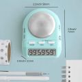 Digital Kitchen Timer with 100 Hour Clock Count Down for Kid Teacher Cook,45° Display LCD&Security Lock,Time Management. 
