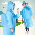 Children's Raincoat Primary School Students School Children Kindergarten Boys Girls Big Children with Schoolbag Rain Boot Set Poncho. 