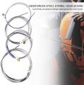 Alice A1006 Double Bass String Set - 4 Strings Braided Steel Core Violin Strings set. 