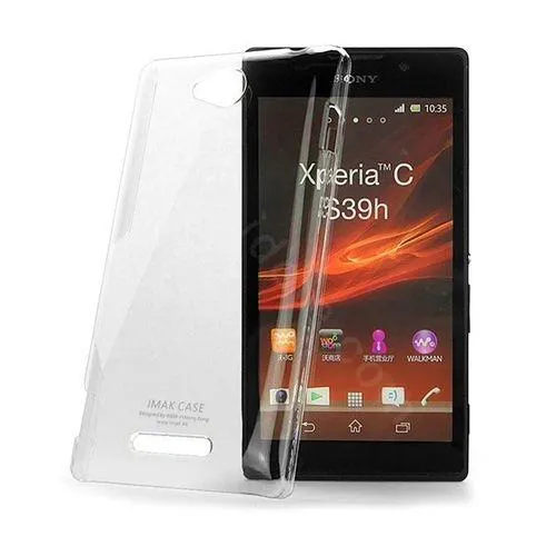 Transparent Back Cover For Sony Xperia C