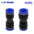 PU/PG Fine Pneumatic Connector - Multiple Sizes Available. 
