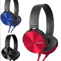 MDR-XB450AP On-Ear EXTRA BASS Headphones with Mic (Red, Gold White, Blue, Black). 