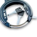 Bicycle Ring Lock, Bonus Brand High Quality Durable Bicycle Safety Lock, 2 Key Circle Lock Vintage Style Bicycle Lock Safety Ring Lock Bicycle Accessories. 