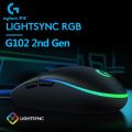 Logitech G102 RGB Wired Gaming Mouse Max Resolution 8000DPI. 