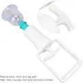 6pcs Cupping Cup,Professional Cupping Therapy Set Plastic Vacuum Suction Cup with Hand Pump for Back Neck Pain. 