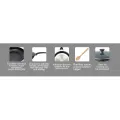 THE HARVEST 26 CM Eco-Friendly Ceramic Non-Stick Casserole Pan with Induction Bottom & Free Bamboo Spatula. 