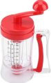 Hand-held Manual Pancake Cupcake Batter Mixer Dispenser Blender Machine Baking Tool for Making Cakes Waffles Betters. 