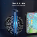 Vocoal Mobile Phone Radiator Portable Cooling Fan Game Mobile Phone Cooler USB Powered Cell Phone Radiator Snap-on Cooling Tool Universal Mobile Phone radiator Holder Stand Radiator. 