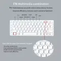 K-1000 Mini Office Keyboard: 78-Key Compact Wired USB Powered Keyboard for Home & Work (Black). 