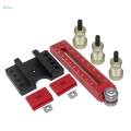 Extended Thin Jig Adjustable Professional Thin Table Saw Jig Guide Tool. 