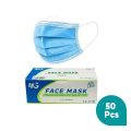 MG Medical Surgical 3ply Face Mask | Fabric Disposable Face Mask with Nose Clip - 50pcs (Imported - China). 