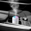 USB Cool Mist Sprayer Portable 300ml Electric Air Humidifier Aroma Oil Diffuser with Colorful Night Light for Home Car. 