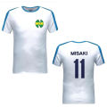 2025 New Kids Japan Anime Captain Tsubasa Nankatsu School Soccer Jersey Ozora Tsubasa Cosplay White Football Shirt Kids Adults Tops. 