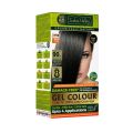INDUS VALLEY Damage Free Natural Gel Hair Colour for Women | Ammonia & PPD Free Organic Hair Colour with 100% Grey Coverage, Long Lasting Conditioning Hair Color | Black 1.00-220 ml. 