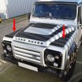 Land Rover Defender For 3mm Black Aluminium Chequer Plate. 