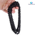 [Cashback]Fashion Faux Pearl Long Sweater Chain Necklace--black. 