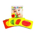 Jumbo Baby Flash Cards - Level 1 48 Picture Cards Pack Early Education for Babies 3 - 24 Months. 