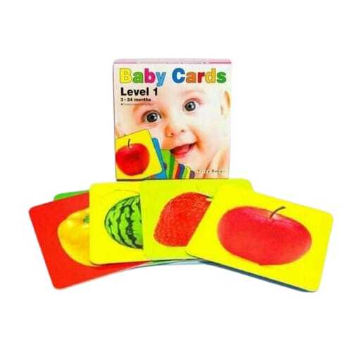 Jumbo Baby Flash Cards - Level 1 48 Picture Cards Pack Early Education ...
