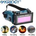 Solar Auto Darkening Welding Mask Welding Helmet Eyes Goggle/Welder Glasses Arc Protection Helmet for Welding Machine/Equipment. 