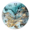 wall clock Marble Texture Ink Line Wall Clocks Living Room Decoration Clock Wall Art Silent Round Wall Watch for Home Decor. 