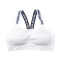 Women Shoulder Strap Non-wired Bra Underwear Tube Top Sports Bras Girls with Chest Pad. 