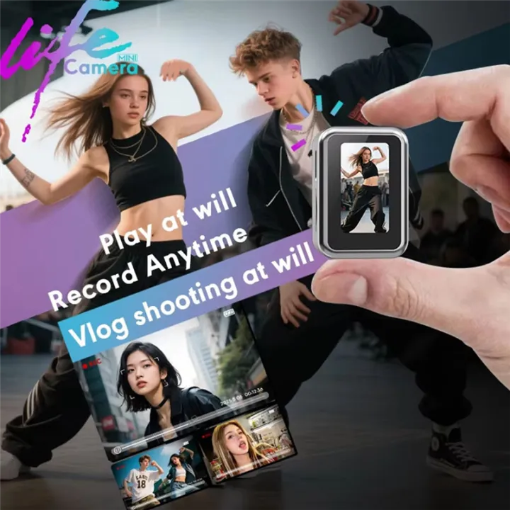 0.96%20Inch%20Retro%20Mini%20Camera%200.96%20Inch%20Pocket%20Camera%20Indoor%20Home%20Outdoor%20Sports%20Cam%20Portable%20Small%20Video%20Recorder%20for%20Kids%20Gift%20Black%20-%20Image%205