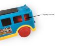 Pull String & Lighting Function School Bus Toy For Kids, Colorful School Bus Toy, Pull String Movement & Lighting Function, Best Gifts For Your Kids.. 