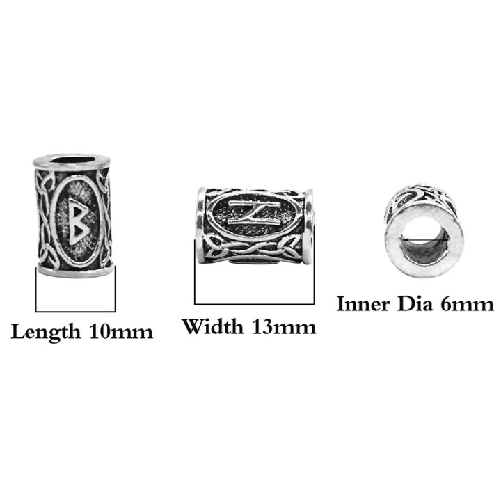 ShopSphere%2024%20pcs%20Viking%20Runes%20Set%20Loose%20Beads%20Spacer%20Beads%20For%20Hair%20Braid%20Dreadlock%20Beads%20DIY%20Jewelry%20Making%20-%20Image%202