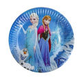 Frozen Elsa Theme Paper Cup Paper Plate Set Birthday Party Decorations 10 Pcs. 