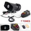 Universal Bike Car Van Three Wheel 7 Sound Alarm VIP Tone 12V Police Siren High Power Magic System Horn. 