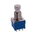Guitar Effects 9-Pin Latching Stomp Pedal Footswitch Blue. 