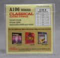 Alice B 2-nd  A106 Clear Nylon Silver Plated Single Classical Guitar Strings (2nd). 