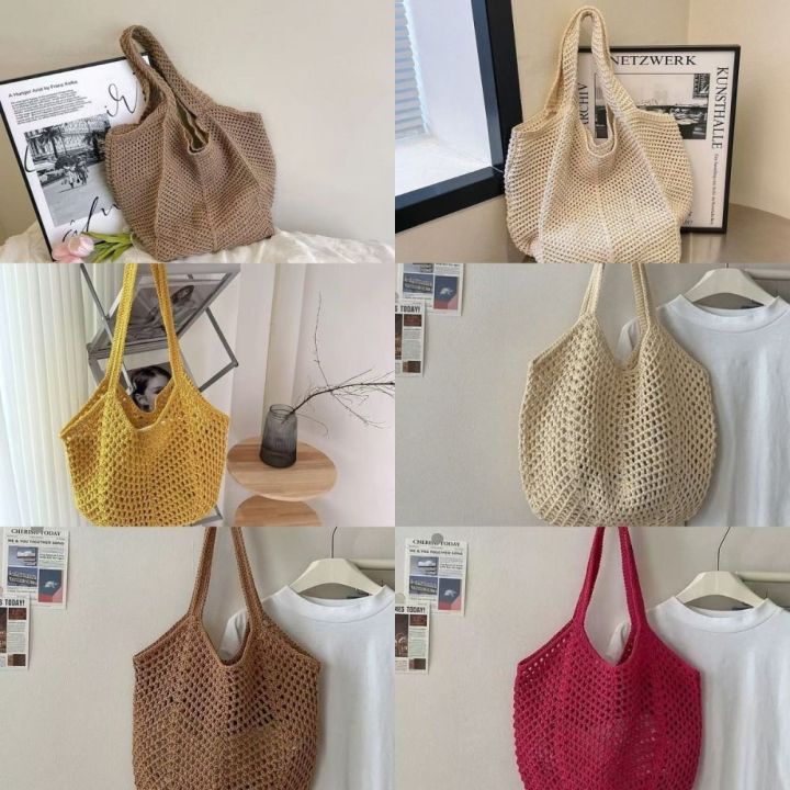 Fashion%20Solid%20Color%20Knitting%20Shoulder%20Bag%20Hollow%20Out%20Large%20Capacity%20Bohemian%20Crochet%20Tote%20Bag%20Elegant%20Versatile%20Casual%20Woven%20Handbag%20Beach%20-%20Image%204