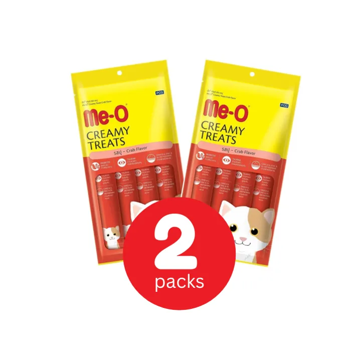 Me-O Creamy Treats Crab Flavor