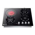 4 Burner Gas Cooker And Infrared Cooker Wilsonic 01 year Company Warranty. 