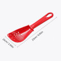 Houseeker Japanese Cooking Spoon Multi-Function Potato Masher Garlic Press Colander Grating Kitchen Auxiliary Food Gadget. 