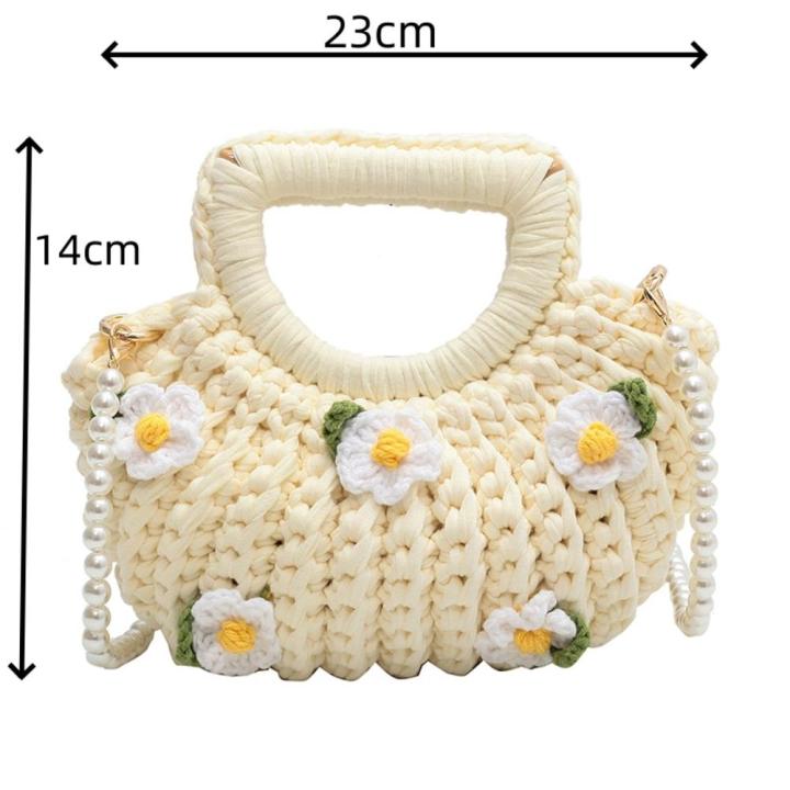 Summer%20Accessory%20Crochet%20Bags%20Artisanal%20Small%20Size%20Lightweight%20Handwoven%20Handbags%20Cotton%20Thread%20Designer%20Collection%20Ladies%20Bag%20for%20Beach%20Outing%20Women's%20Fashion%20Casual%20Style%20Accessory%20for%20Vacation%20-%20Image%206