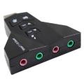 Virtual 7.1 Channel Audio Converter Double Sound Card. 