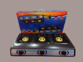 Non-Stick Gas Cooker triple burner Amilex Brand Cosmo Burner. 