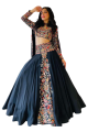 Georgette Embroidered Lehenga Women's Indian Ethnic Wear Long Skirt with Blouse Piece. 