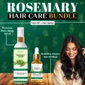 Herbal Bliss Rosemary Hair Care Bundle – Rosemary Water Spray (100ml) and Rosemary Infusion Hair Oil (30ml) | Hair Growth and Strengthening Kit |  Natural Ingredients. 