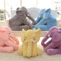 【Tento】Elephant Stuffed Toy Multiple Colors Animal Cushion Kids Baby Sleeping Bed Soft Pillow Plush Toy Cute Elephant Cotton Large Size 24 Inches. 