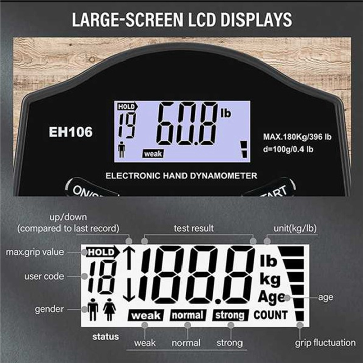 New%20Grip%20Strength%20Tester,396Lbs/180Kg%20Digital%20Hand%20Dynamometer%20Grip%20Strength%20Meter%20USB%20LCD%20Screen%20Hand%20Grip%20Dynamometer%20-%20Image%204
