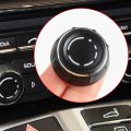 For -Porsche Cayenne Panamera Macan Center Console Audio Volume Knob Cover CD Control Switch Button 911 718 918 Right. 