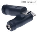 Type C / Tablet Micro USB 2.0 To DC 5.5x2.1 Mm Power Jack Adapter Plug USB C To DC 5.5*2.1 Power Connector Adapter Converter 5V A JUE. 