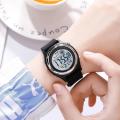 SKMEI 2094 Luxury Womens Digital Wristwatch Stopwatch Lady Waterproof Shockproof Back Light Countdown Watches for Women reloj. 