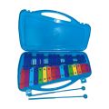 Glockenspiel with Hard Case & Beaters 27 notes DB-27K Made in Korea ISO-9001 – Xylophone métallique chromatique – Cartes de musique faciles avec 23 chansons percussion. 